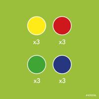 Hubelino knikkers kunststof - 12st. - thumbnail