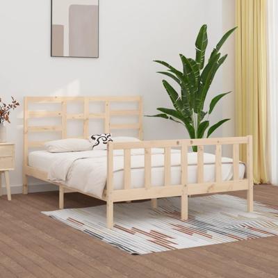 Bedframe zonder matras massief grenenhout 120x200 cm