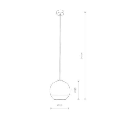 Lyora Bol hanglampGlobe Plus S Ø 20cm - 7605
