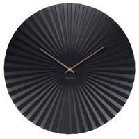 Karlsson WandklokSensu XL zwart - Ø 50cm - KA5658BK - thumbnail