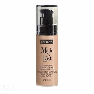 PUPA Made to Last Total Comfort Foundation Golden Beige 30ml PUPA Made to Last Total Comfort Foundation Golden Beige 30ml