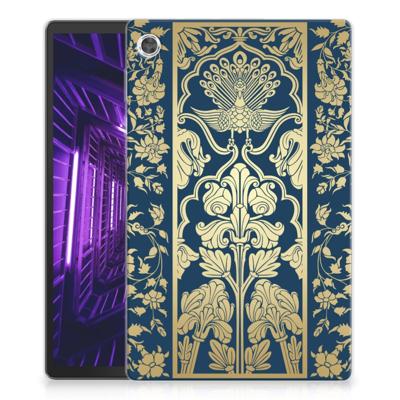 Lenovo Tab M10 Plus | Siliconen hoesje | Beige Flowers