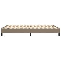 Boxspringframe stof taupe 140x200 cm - thumbnail