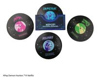 KPop Demon Hunters Set of 4 Coasters Hunters & Demons Soundtrack - thumbnail