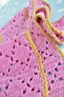 Filet gehaakt sjaaltje Haakpatroon - thumbnail