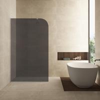 Inloopdouche Wiesbaden Curvea 120x200 cm 8 mm Nano Rookglas - thumbnail