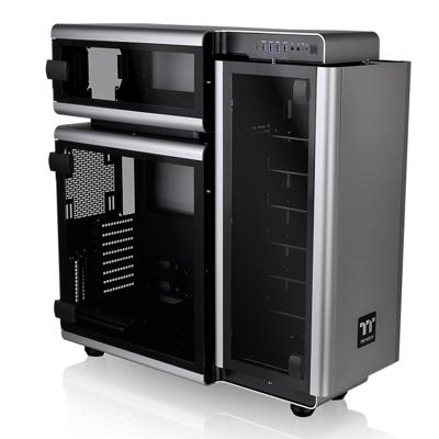 Thermaltake Level 20 Full Tower PC-behuizing Zwart, Zilver 3 voorgeïnstalleerde LED-ventilators, Zijvenster, Harde schijf installatie zonder gereedschap