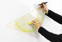 Aristo AR-1552W Geodriehoek 80 Cm Voor Schoolbord - thumbnail