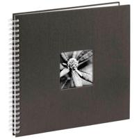 Hama spiraalalbum fine art 36x32 cm 50 witte pagina's zwart - thumbnail