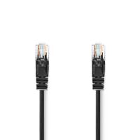 CAT5e-Kabel | U/UTP | RJ45 Male | RJ45 Male | 1.00 m | Rond | PVC | Zwart - thumbnail