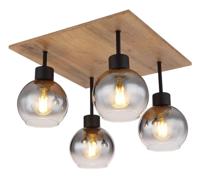 Globo Landelijke plafondlampMoitas 4-lichts vierkant - 15656-4D - thumbnail