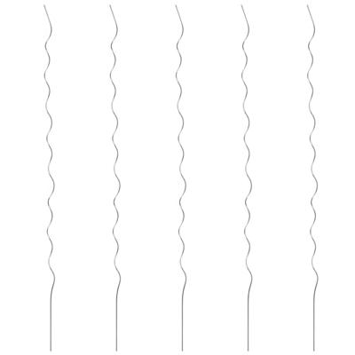 VidaXL Plantenstok spiraal 110 cm gegalvaniseerd staal 5 st
