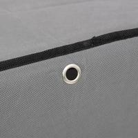 Schoenenkast 60x30x166 cm stof grijs - thumbnail