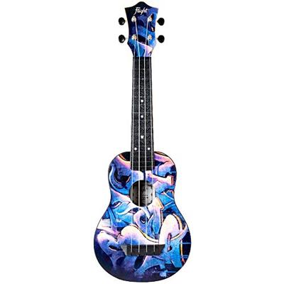 Flight Travel Series TUS40 Graffiti sopraan ukelele met gigbag
