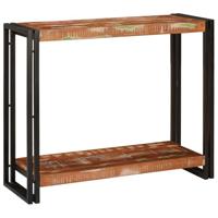 Wandtafel Multikleur 90 x 33 x 75 cm massief gerecycled hout - thumbnail