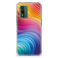 Shockproof Case voor Nokia XR21 Regenboog - thumbnail