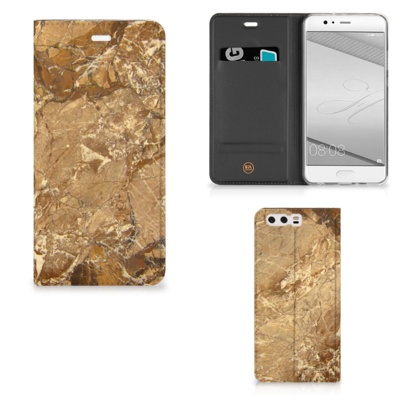 Huawei P10 Plus | Standcase | Marmer Creme