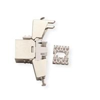 ROLINE Cat.6 (Class E)/Keystone, RJ-45, afgeschermd, zonder gereedschap, compact, zilverkleurig - thumbnail