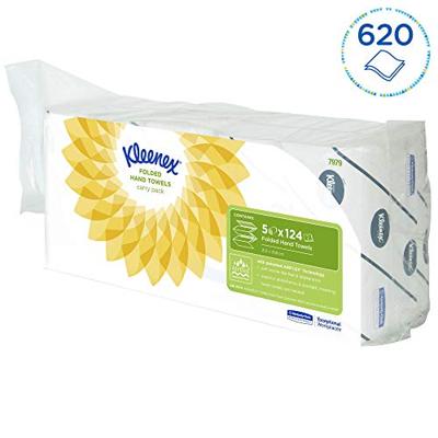 Kleenex papieren handdoeken Ultra, intergevouwen, 2-laags, 124 vellen, pak van 5 stuks Kleenex papieren handdoeken Ultra, intergevouwen, 2-laags, 124 vellen, pak van 5 stuks