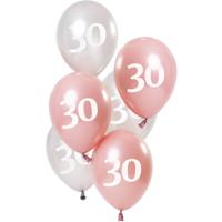 Ballonnen 30 Jaar Glossy Pink (6st) - thumbnail