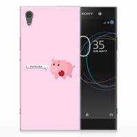 Sony Xperia XA1 Ultra Telefoonhoesje met Naam Pig Mud - thumbnail
