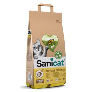 Sanicat maïs klontvormende kattenbakvulling 6 liter Sanicat maïs klontvormende kattenbakvulling 6 liter