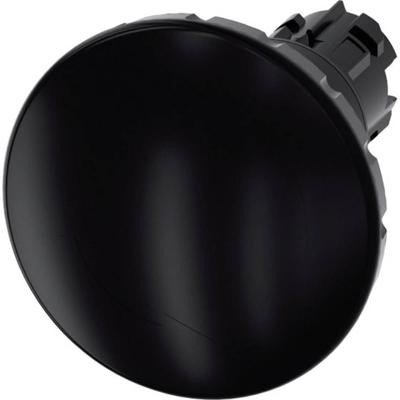 Siemens 3SU10001JB100AA0 3SU1000-1JB10-0AA0 Paddenstoelknop Knop Zwart Draai-ontgrendeling 1 stuk(s)