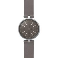 Horlogeband Skagen SKT1401 Leder Grijs 16mm - thumbnail