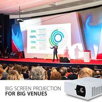 Viewsonic LS900WU Laser DLP Beamer (WUXGA, 6.000 ANSI lumen, 3x HDMI, 2x 5 Watt luidspreker, 1,65 x optische zoom, 24/7 werking) wit - thumbnail