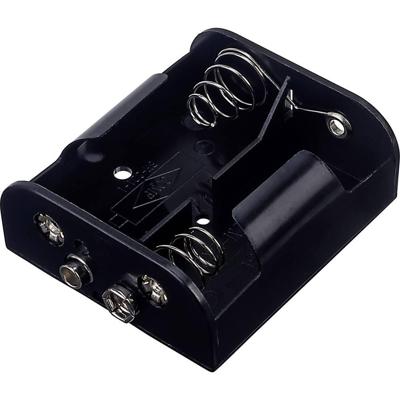 TRU COMPONENTS BH-221B Batterijhouder Aantal cellen: 2 C (baby) Drukknopaansluiting