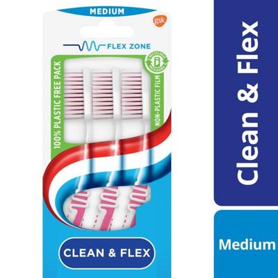 Aquafresh Clean & Flex Tandenborstel Medium