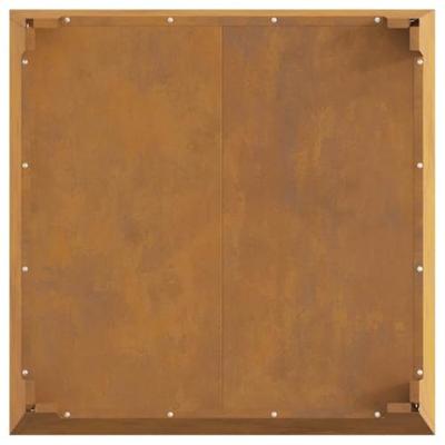 VidaXL Vuurkorf bruin 80 x 80 x 43 cm cortenstaal VidaXL Vuurkorf bruin 80 x 80 x 43 cm cortenstaal
