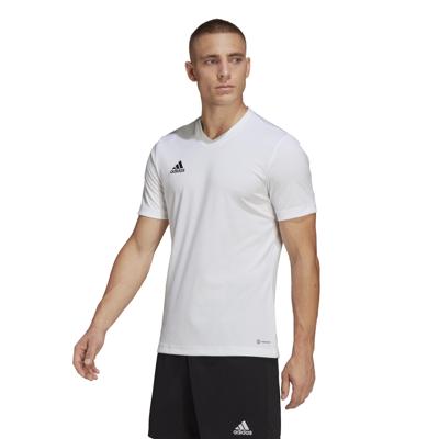 adidas Entrada 22 Voetbalshirt Wit Zwart adidas Entrada 22 Voetbalshirt Wit Zwart