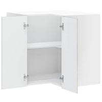 Keuken hoekkast "Porto" bewerkt hout betongrijs - thumbnail