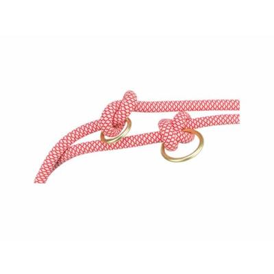 TRIXIE SOFT ROPE HONDENRIEM VERSTELBAAR ROOD / CREME 200X1 CM - thumbnail