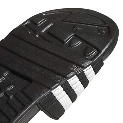 Adidas Adissage Slipper zwart wit - thumbnail