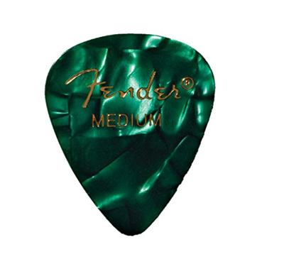 Fender 351 Premium Pick Pack Green Moto Medium (12 plectrums)