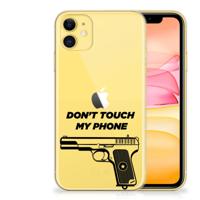 Apple iPhone 11 Silicone-hoesje Pistol DTMP - thumbnail