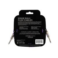 Ernie Ball 6415 Flex 3 meter instrumentkabel paars - thumbnail