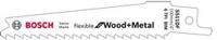 Bosch Professional S511DF Reciprozaagblad 100mm Flexible for Wood and Metal VE=5 - 2608657723 - thumbnail