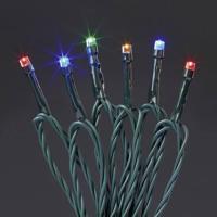 Hellum 577211 Micro-lichtketting Buiten werkt op het lichtnet Aantal lampen 200 LED RGB Verlichte lengte: 19.9 m Timer - thumbnail