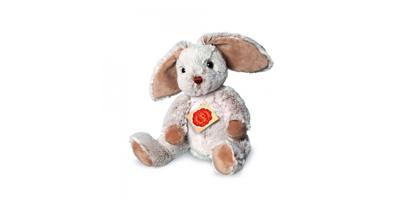 Zachte konijnenknuffel 25 cm TEDDY HERMANN grijs