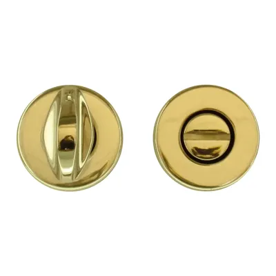 Hdd Pro WC Garnituur Rond Klikrozas 45 Mm Messing Gepolijst