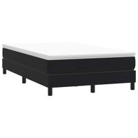Boxspring zonder matras fluweel zwart 120x210 cm - thumbnail