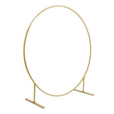 PartyDeko Gouden Backdrop Frame Cirkel, 2m