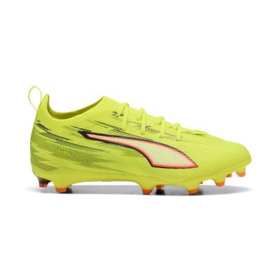 PUMA Ultra 6 Pro Gras / Kunstgras Voetbalschoenen (MG) Kids Neongeel Rood Zwart