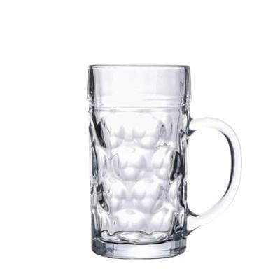Bierpullen met handvat 6 st 1000 ml glas Bierpullen met handvat 6 st 1000 ml glas