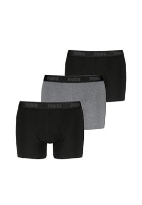 Puma Boxershorts 3-pack Comfort stretch grijs