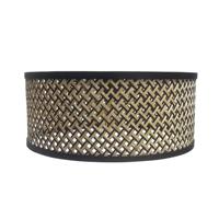 Steinhauer Lampenkap Bamboe Ø 50 cm E27 zwart beige - thumbnail