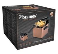 Bestron AF100CO Mini Friteuse 1.5L 1000W Koper/Zwart - thumbnail